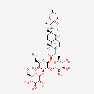 molecular formula C45H72O17 B1672132 Gracillin CAS No. 19083-00-2