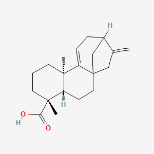 molecular formula C20H28O2 B1672136 Kaura-9(11),16-dien-18-oic acid CAS No. 22338-67-6