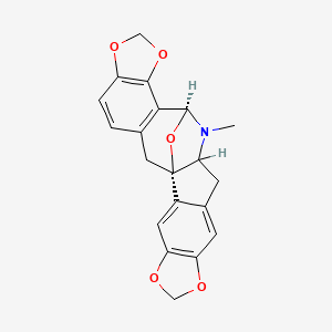 molecular formula C20H17NO5 B1672137 Ribasine CAS No. 87099-54-5