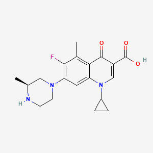 molecular formula C19H22FN3O3 B1672142 (S)-Grepafloxacin CAS No. 146761-69-5