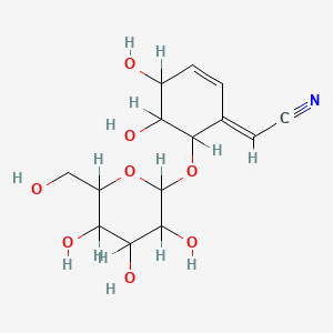 molecular formula C14H19NO8 B1672145 Lithospermoside CAS No. 63492-69-3