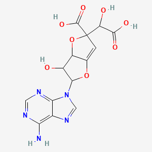 molecular formula C14H13N5O8 B1672150 Griseolic acid CAS No. 79030-08-3