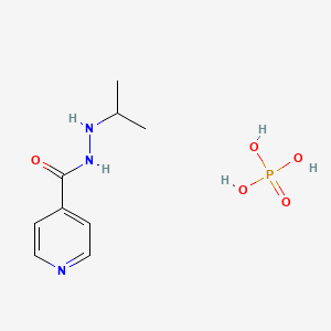 molecular formula C9H16N3O5P B1672160 Iproniazid Phosphate CAS No. 305-33-9