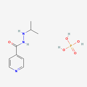 molecular formula C9H16N3O5P B1672160 Iproniazid phosphate CAS No. 305-33-9