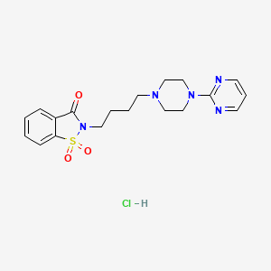 molecular formula C19H24ClN5O3S B1672165 Ipsapirone Hydrochloride CAS No. 92589-98-5