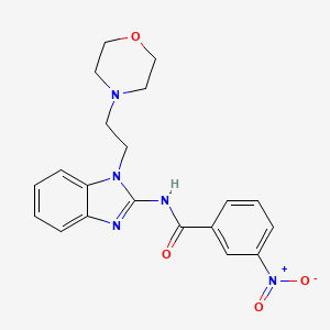 molecular formula C20H21N5O4 B1672172 IRAK-1/4 inhibitor CAS No. 509093-47-4