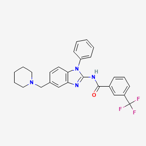molecular formula C27H25F3N4O B1672173 Irak4-IN-16 CAS No. 509093-72-5