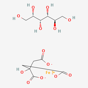 molecular formula C12H19FeO13 B1672184 Iron sorbitol CAS No. 62765-90-6
