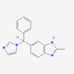 molecular formula C18H16N4 B1672188 Irtemazole CAS No. 115574-30-6