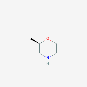 molecular formula C6H13NO B167219 (R)-2-Ethylmorpholine CAS No. 1313176-45-2