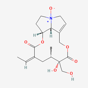 molecular formula C18H23NO7 B1672198 Isatidine CAS No. 15503-86-3