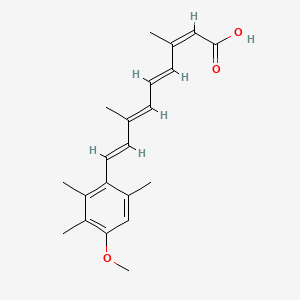 molecular formula C21H26O3 B1672207 Isoacitretin CAS No. 69427-46-9