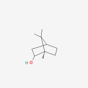 molecular formula C10H18O B1672218 (2S)-1,7,7-trimethylbicyclo[2.2.1]heptan-2-ol CAS No. 124-76-5