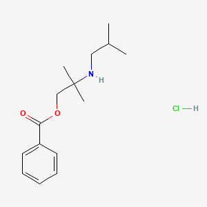 molecular formula C15H24ClNO2 B1672219 Isobucaine hydrochloride CAS No. 3562-15-0