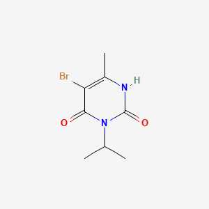 molecular formula C8H11BrN2O2 B1672223 Isocil CAS No. 314-42-1