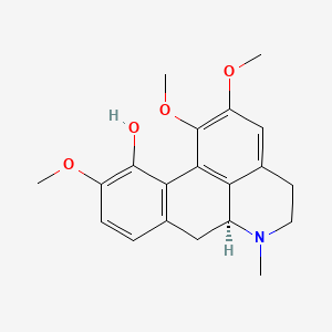molecular formula C20H23NO4 B1672225 Isocorydine CAS No. 475-67-2