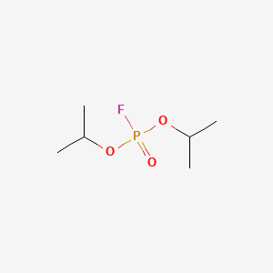 B1672237 Diisopropyl fluorophosphate CAS No. 55-91-4