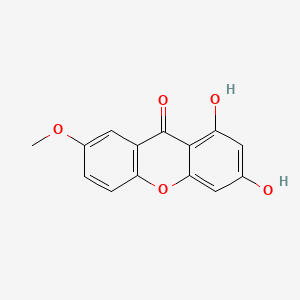 molecular formula C14H10O5 B1672239 Isogentisin CAS No. 491-64-5