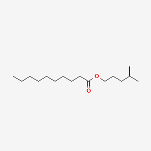 molecular formula C16H32O2 B1672242 4-Methylpentyl decanoate CAS No. 138208-67-0