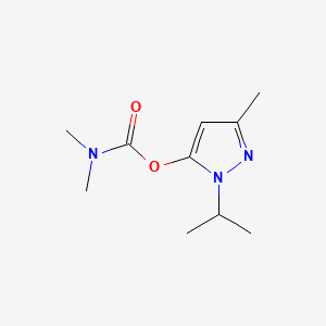molecular formula C10H17N3O2 B1672246 Isolan CAS No. 119-38-0