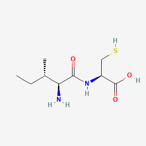 molecular formula C9H18N2O3S B1672248 Isoleucylcysteine CAS No. 117525-90-3