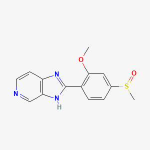 molecular formula C14H13N3O2S B1672255 Isomazole CAS No. 86315-52-8