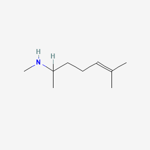 molecular formula C9H19N B1672259 Isometheptene CAS No. 503-01-5