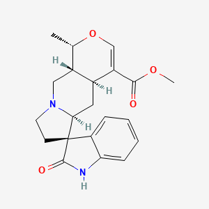 molecular formula C21H24N2O4 B1672261 Isomitraphylline CAS No. 4963-01-3