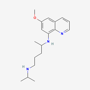 molecular formula C18H27N3O B1672269 Isopentaquine CAS No. 529-73-7