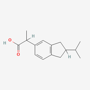 molecular formula C15H20O2 B1672276 Isoprofen CAS No. 57144-56-6