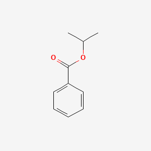 molecular formula C10H12O2 B1672278 Isopropyl Benzoate CAS No. 939-48-0