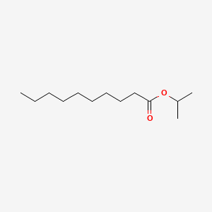 molecular formula C13H26O2 B1672279 Isopropyl caprate CAS No. 2311-59-3