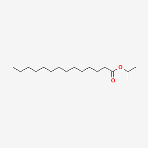 molecular formula C17H34O2 B1672281 Isopropyl Myristate CAS No. 110-27-0