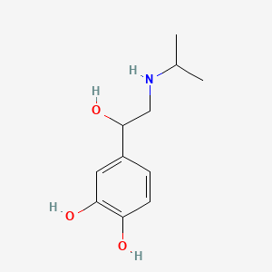 molecular formula C11H17NO3 B1672285 Isoproterenol CAS No. 7683-59-2