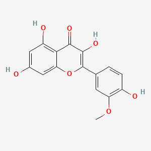 molecular formula C16H12O7 B1672294 Isorhamnetin CAS No. 480-19-3