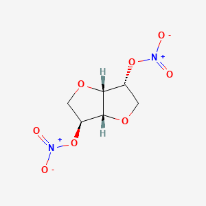molecular formula C6H8N2O8 B1672298 Isosorbide dinitrate CAS No. 87-33-2