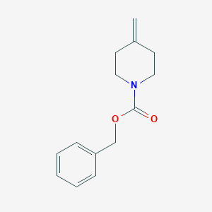 molecular formula C14H17NO2 B167230 4-亚甲基哌啶-1-甲酸苄酯 CAS No. 138163-12-9