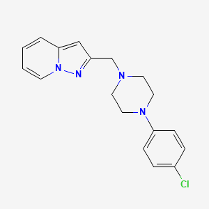 molecular formula C18H19ClN4 B1672300 Fauc-213 CAS No. 337972-47-1
