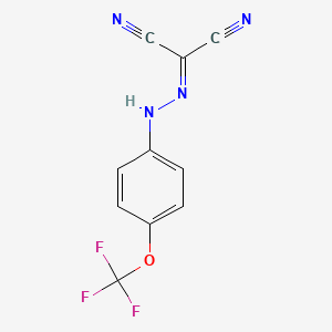 molecular formula C10H5F3N4O B1672307 FCCP CAS No. 370-86-5