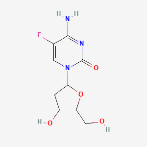 molecular formula C9H12FN3O4 B1672315 5-氟-2'-脱氧胞苷 CAS No. 10356-76-0