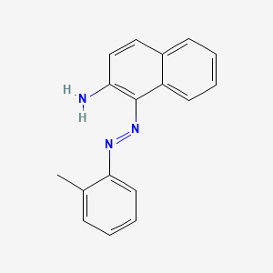 molecular formula C17H15N3 B1672316 Yellow OB CAS No. 131-79-3