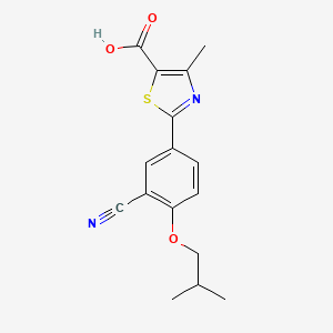 molecular formula C16H16N2O3S B1672324 Febuxostat CAS No. 144060-53-7