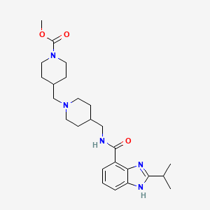 molecular formula C25H37N5O3 B1672331 Felcisetrag CAS No. 916075-84-8