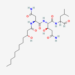 molecular formula C27H49N5O8 B1672333 Fellutamide A CAS No. 138682-08-3