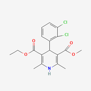 molecular formula C18H19Cl2NO4 B1672334 Felodipine CAS No. 72509-76-3