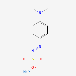 molecular formula C8H10N3NaO3S B1672336 Fenaminosulf CAS No. 140-56-7