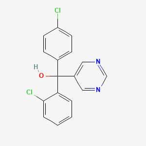 molecular formula C17H12Cl2N2O B1672338 Fenarimol CAS No. 60168-88-9