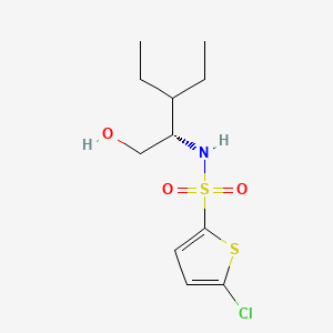 molecular formula C11H18ClNO3S2 B1672343 GSI-136 CAS No. 443989-01-3