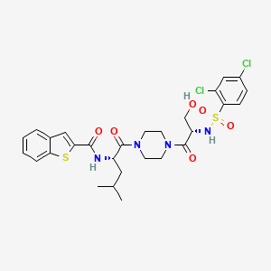 molecular formula C28H32Cl2N4O6S2 B1672345 GSK1016790A CAS No. 942206-85-1