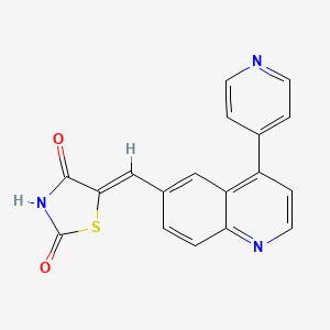 molecular formula C18H11N3O2S B1672348 GSK1059615 CAS No. 958852-01-2